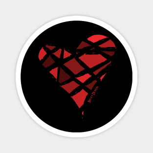 Shattered Heart Magnet